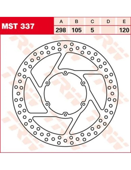 TRW Bremsscheiben für BMW F 650 1993-2000
