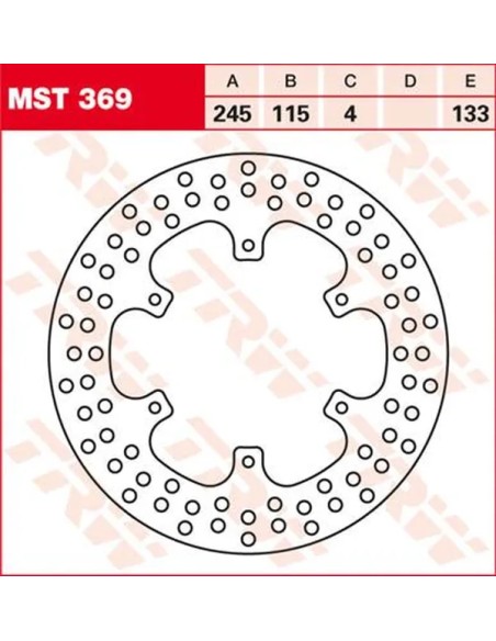 TRW Bremsscheiben für YAMAHA XTZ 750 1989-1997