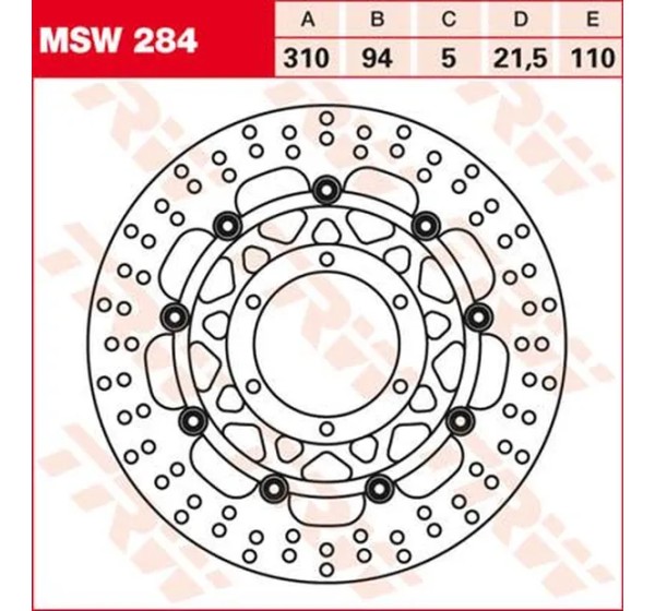 TRW Bremsscheiben für HONDA ST 1300 ABS 2002-2016