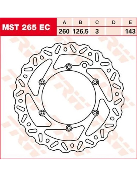 TRW Bremsscheiben für KTM SX 250 1994-2017