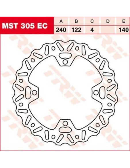 TRW Bremsscheiben für SUZUKI RM-Z 450 ab 2005