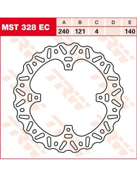 TRW Bremsscheiben für HONDA CRF 450 R 2002-2022