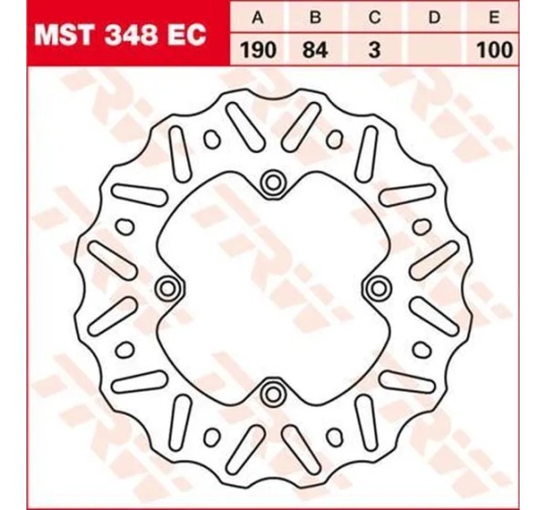 TRW Bremsscheiben für YAMAHA YZ 85 LW ab 2002