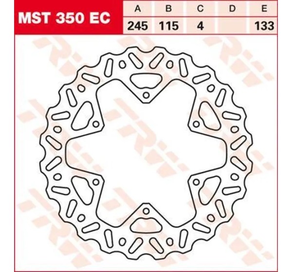 TRW Bremsscheiben für YAMAHA YZ 250 F 2002-2023