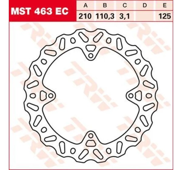 TRW Bremsscheiben für KTM SX 85 17/14 2011-2023