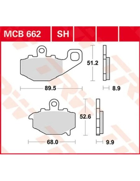 TRW Bremsbeläge & Bremsbacken für KAWASAKI ZX-6 R 600 1995-2016
