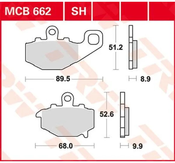 TRW Bremsbeläge & Bremsbacken für KAWASAKI ZX-6 R 600 1995-2016