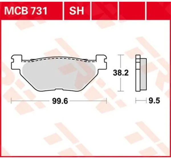 TRW Bremsbeläge & Bremsbacken für YAMAHA FJR 1300 ABS 2003-2020