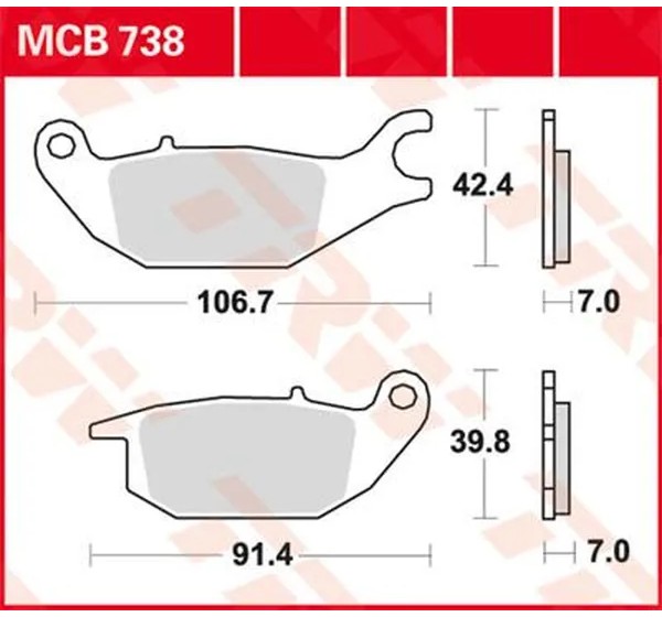 TRW Bremsbeläge & Bremsbacken für HONDA XL 125 V 2001-2016