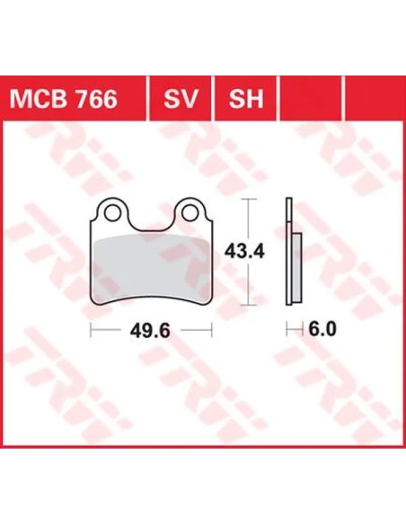 TRW Bremsbeläge & Bremsbacken für BETA EVO 250 2009-2022