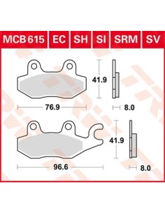 EC Series Keramik-Bremsbeläge