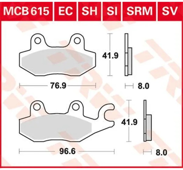 TRW Bremsbeläge & Bremsbacken für KAWASAKI BN 125 2000-2009