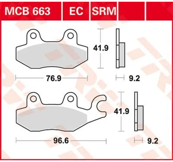 TRW Bremsbeläge & Bremsbacken für KYMCO QUANNON 125 2007-2016