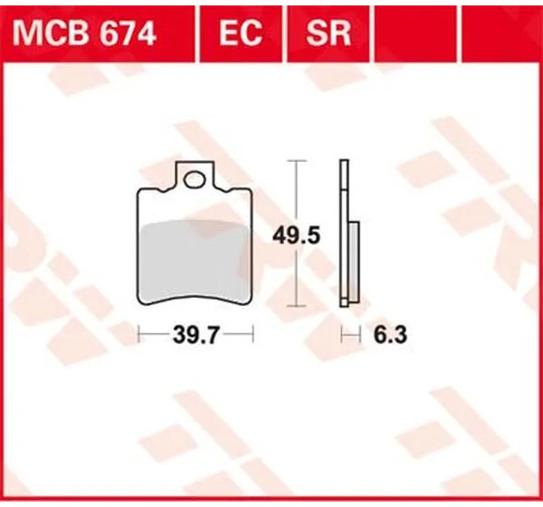 TRW Bremsbeläge & Bremsbacken für BETA ARK 50 AC 1999-2014