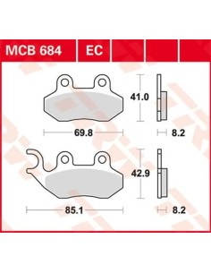 EC Series Keramik-Bremsbeläge