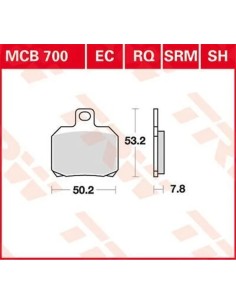 EC Series Keramik-Bremsbeläge