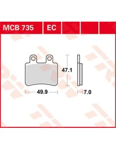 EC Series Keramik-Bremsbeläge
