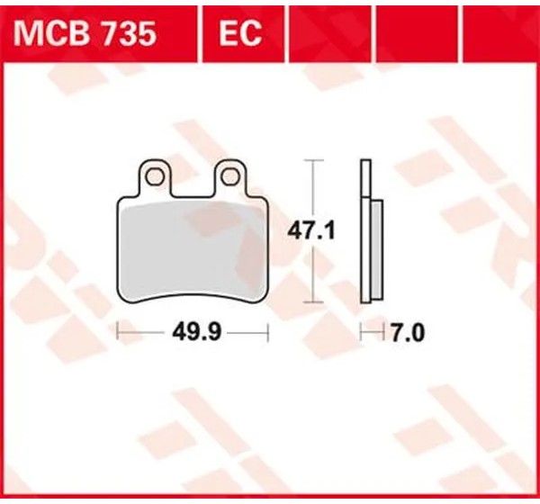 TRW Bremsbeläge & Bremsbacken für PEUGEOT SATELIS 125 2006-2012