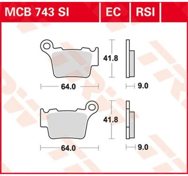 TRW Bremsbeläge & Bremsbacken für KTM EXC-F 250 2007-2023