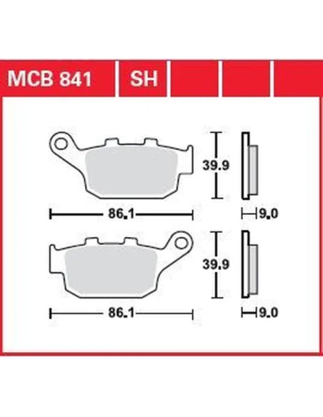 TRW Bremsbeläge & Bremsbacken für HONDA CB 500 F ABS 2013-2024