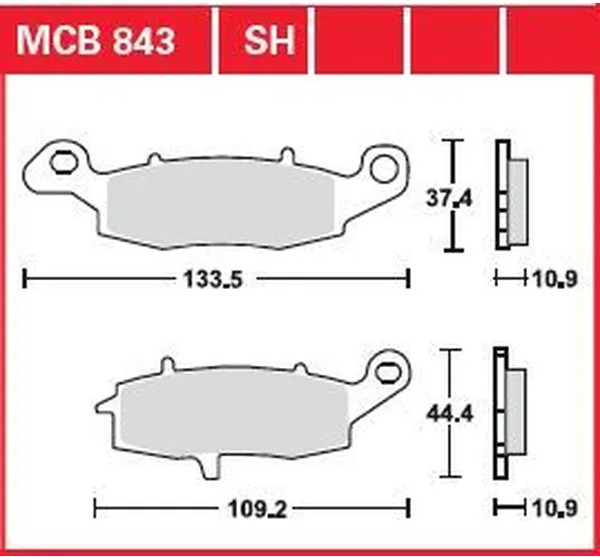 TRW Bremsbeläge & Bremsbacken für KAWASAKI VN 900 2006-2017