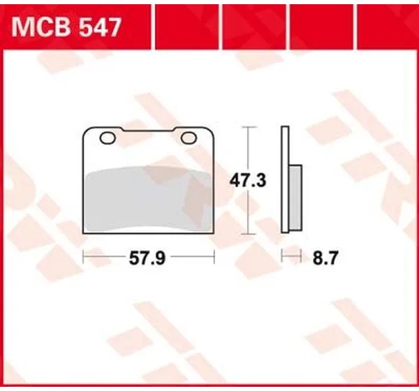 TRW Bremsbeläge & Bremsbacken für SUZUKI RG 250 C 1986-1988