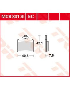 EC Series Keramik-Bremsbeläge
