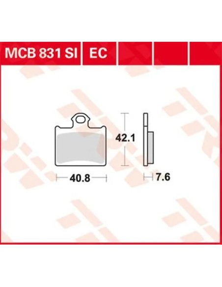 TRW Bremsbeläge & Bremsbacken für KTM SX 85 17/14 2011-2022