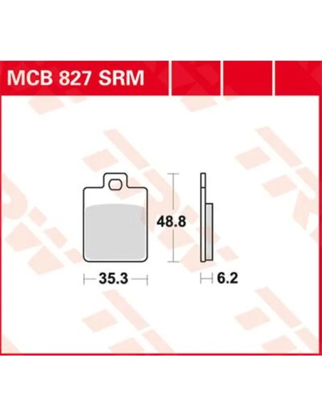 TRW Bremsbeläge & Bremsbacken für VESPA LX 50 4T 2005-2014