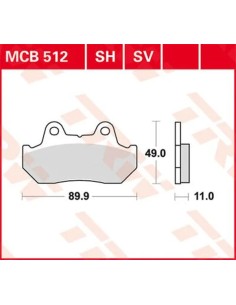 SV Series gesinterte Bremsbeläge