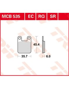 RQ Series organische Sports Bremsbeläge