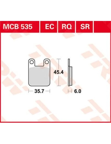 TRW Bremsbeläge & Bremsbacken für BETA TECHNO 260 1994-2000