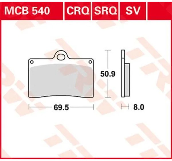 TRW Bremsbeläge & Bremsbacken für HONDA RS 250 R 1994-2009