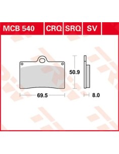 SV Series gesinterte Bremsbeläge