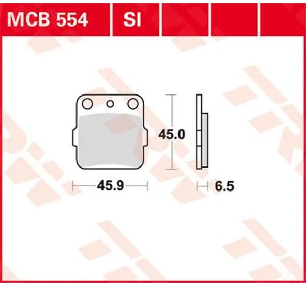 TRW Bremsbeläge & Bremsbacken für YAMAHA YFZ 350 1990-2006