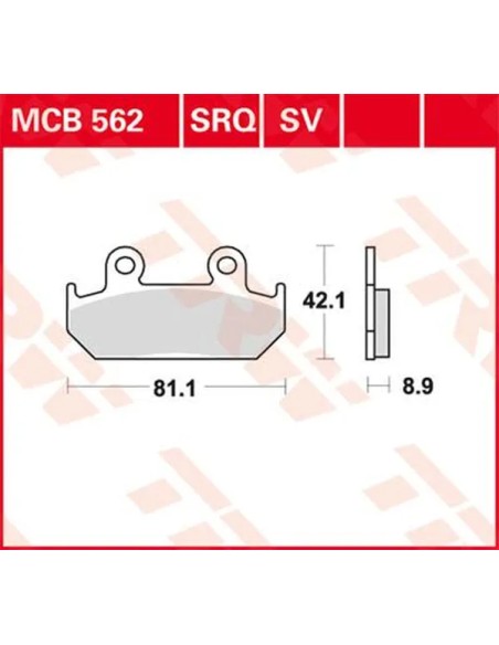 TRW Bremsbeläge & Bremsbacken für HONDA CBR 600 F 1987-1994