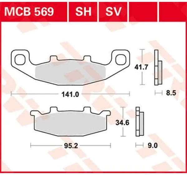 TRW Bremsbeläge & Bremsbacken für KAWASAKI KLE 500 1991-2004