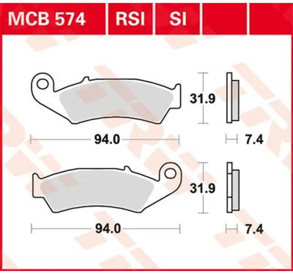 TRW Bremsbeläge & Bremsbacken für HONDA XR 600 R 1988-1999
