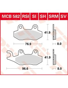 SV Series gesinterte Bremsbeläge
