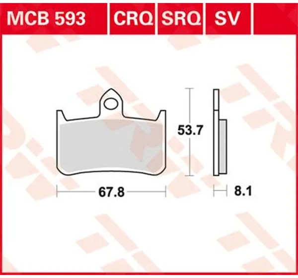 TRW Bremsbeläge & Bremsbacken für HONDA RS 250 R 1991-2009