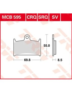 SV Series gesinterte Bremsbeläge
