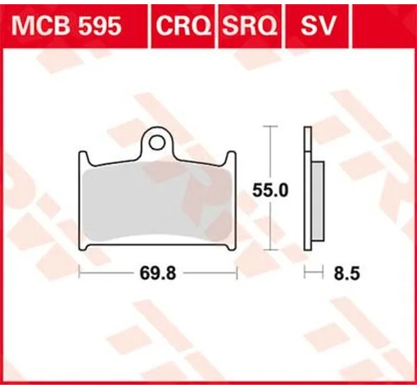 TRW Bremsbeläge & Bremsbacken für TRIUMPH THUNDERBIRD 1700 ABS 2011-2018
