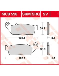 SV Series gesinterte Bremsbeläge