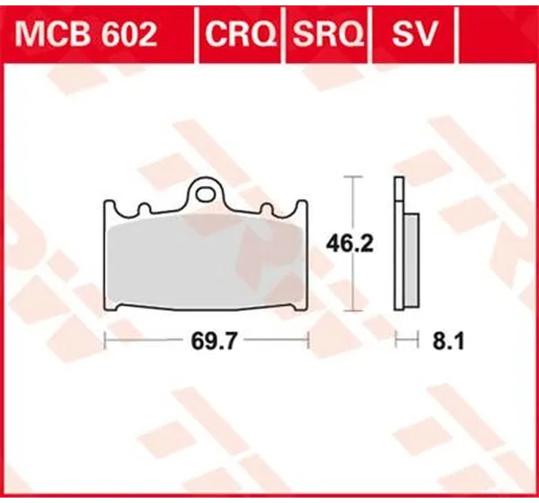 TRW Bremsbeläge & Bremsbacken für KAWASAKI ZX-6 600 1990-2002