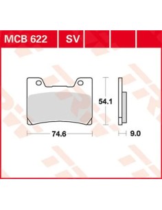 SV Series gesinterte Bremsbeläge