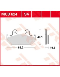 SV Series gesinterte Bremsbeläge
