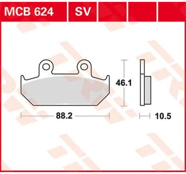 TRW Bremsbeläge & Bremsbacken für CAGIVA CANYON 500 1998-2005