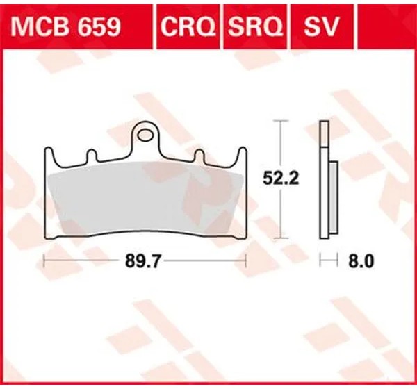 TRW Bremsbeläge & Bremsbacken für SUZUKI GSX 1300 R 1999-2007