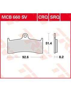 SV Series gesinterte Bremsbeläge