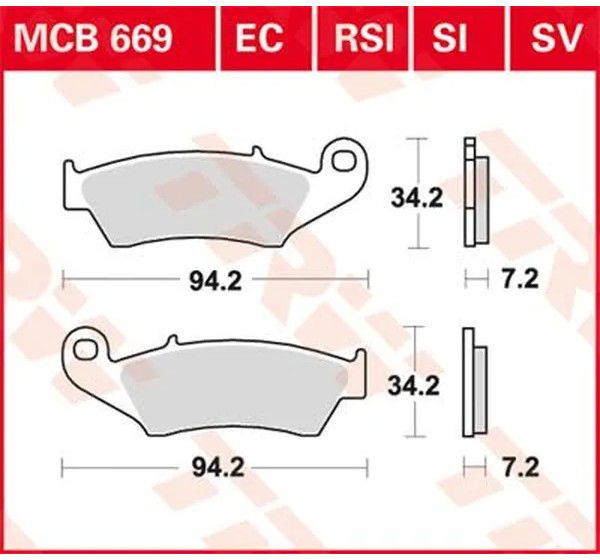 TRW Bremsbeläge & Bremsbacken für SUZUKI RM-Z 450 ab 2005